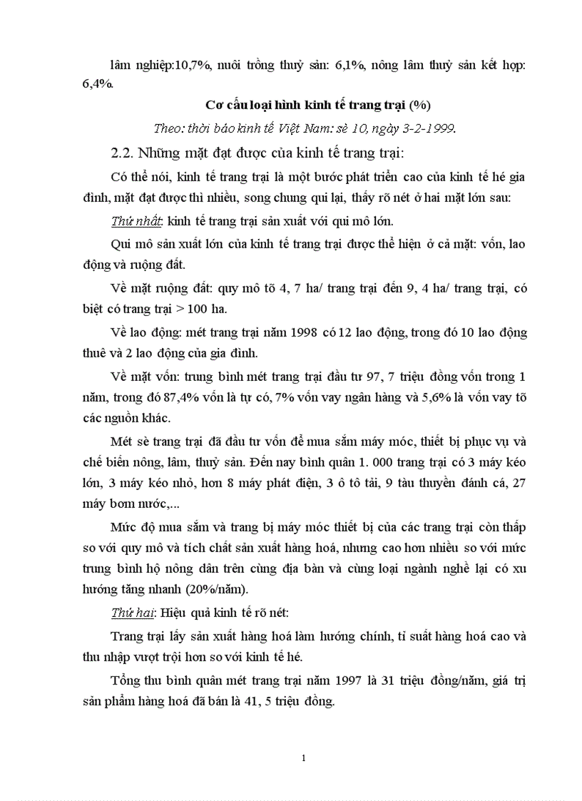 image for page Kinh tế trang trại quá trình hình thành và thực trạng hiện nay