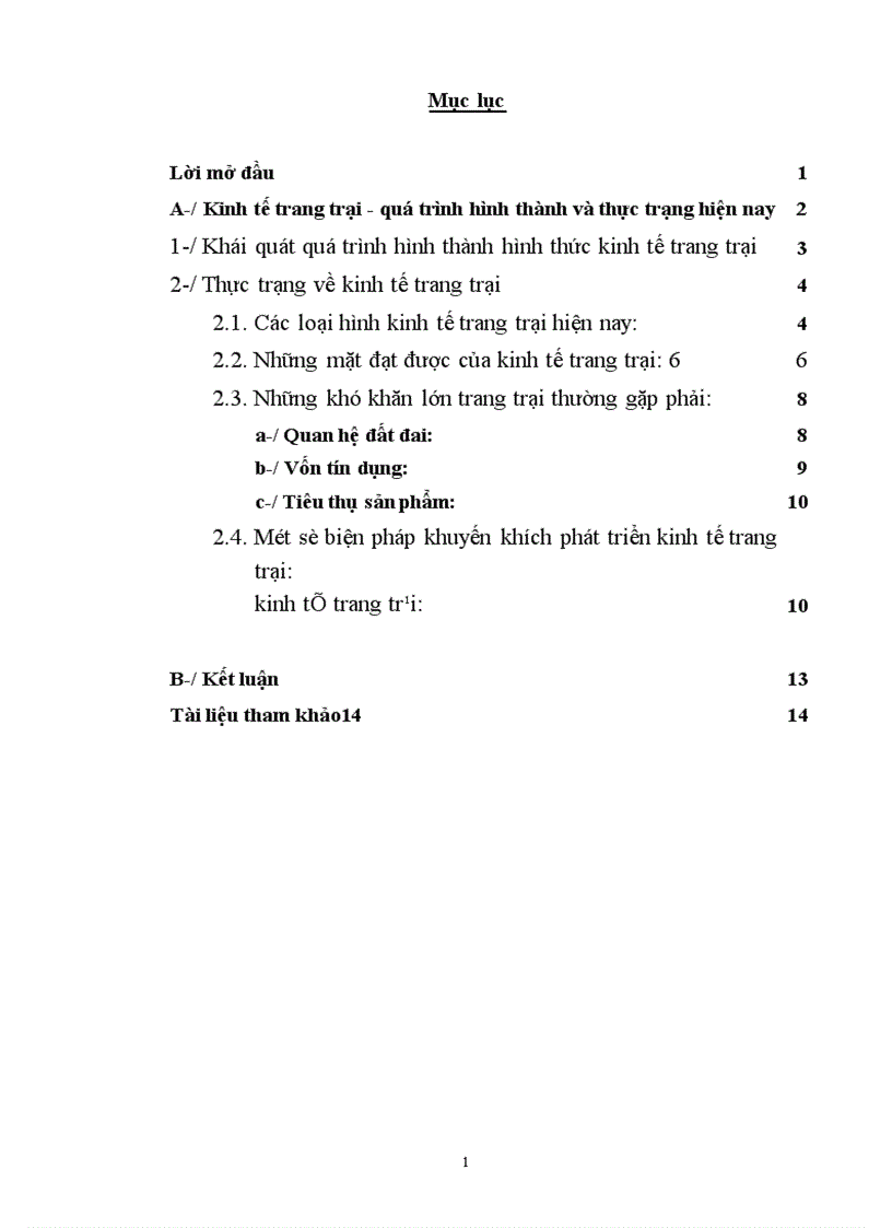 image for page Kinh tế trang trại quá trình hình thành và thực trạng hiện nay