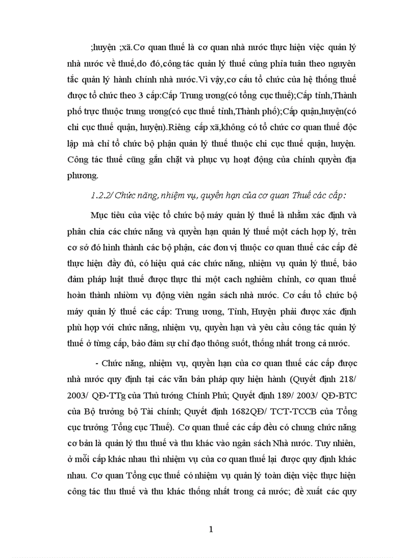 image for page Kiện toàn tổ chức bộ máy quản lý thuế đáp ứng yêu cầu cải cách và hiện đại hoá ngành thuế