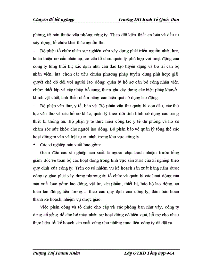 image for page Xây dựng tổ chức thực hiện kế hoạch và chương trình sản xuất của Công ty Cổ phần Tràng An 1