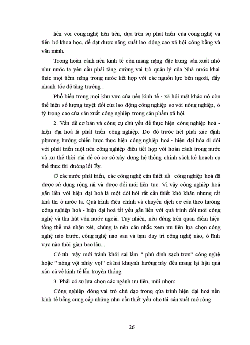 image for page Những phương hướng và giải pháp để tiến hành công nghiệp hoá hiện đại hoá 1