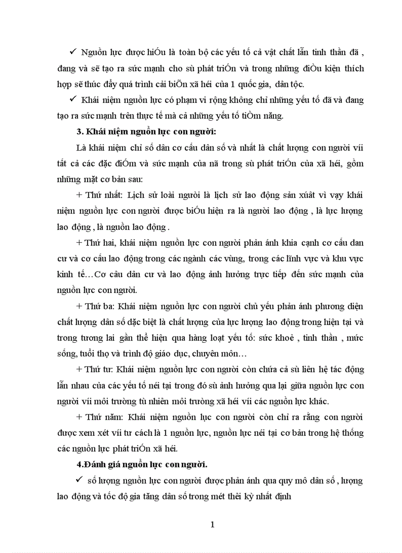 Vai trò của yếu tố con người và các giải pháp nhằm pháp nhằm phát huy vai trò con người trong sự nghiệp CNH HĐH 1
