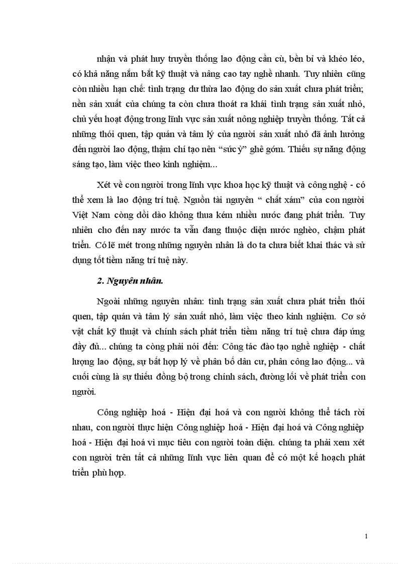 image for page Vai trò của nguồn lực con người trong sự nghiệp công nghiệp hoá hiện đại hoá của đất nước 1