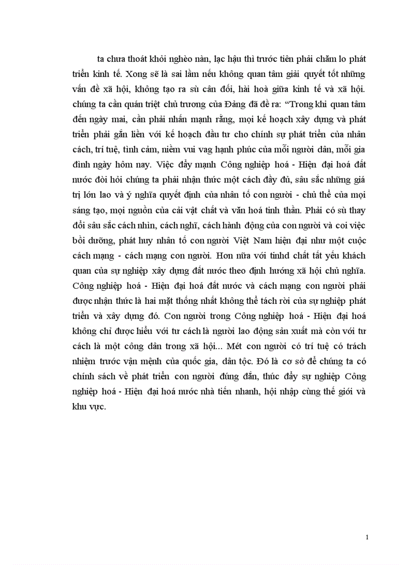 image for page Vai trò của nguồn lực con người trong sự nghiệp công nghiệp hoá hiện đại hoá của đất nước 1