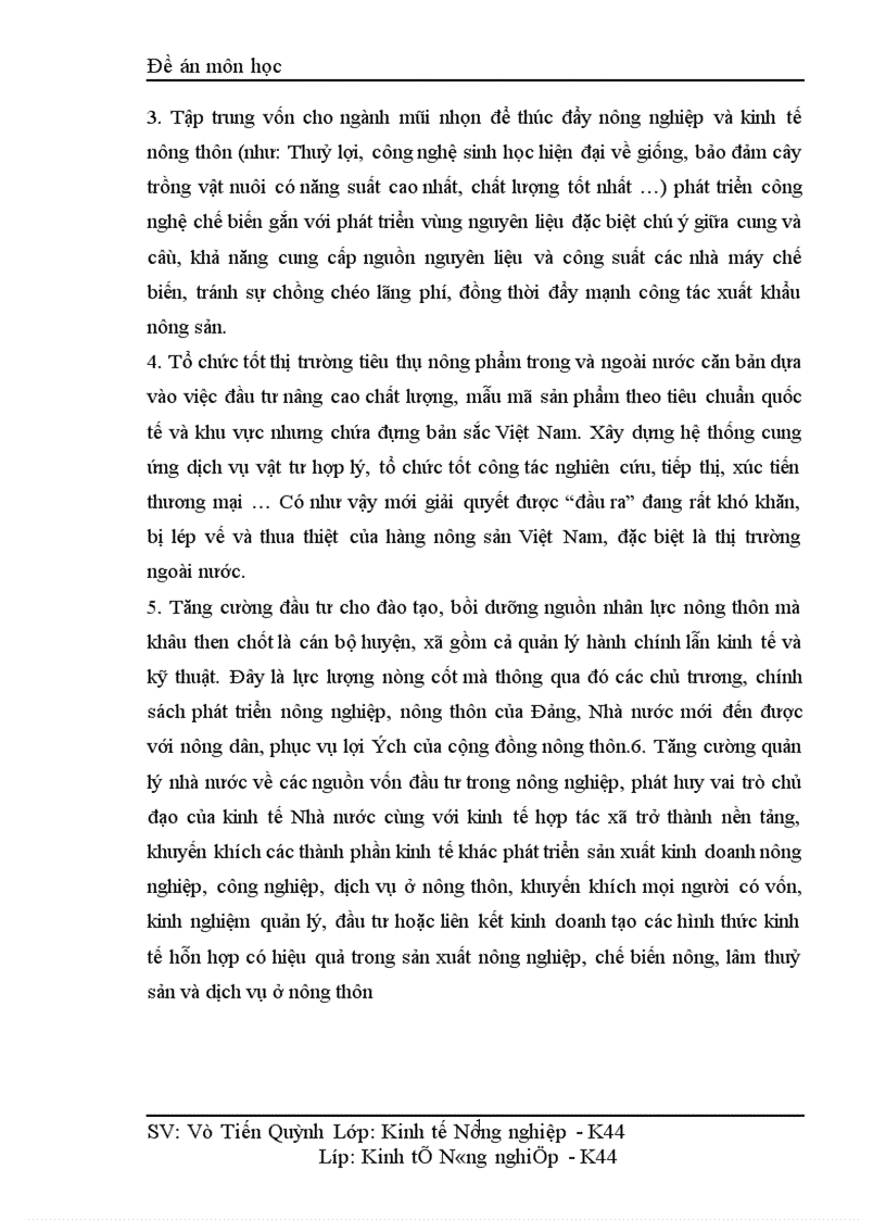 image for page Thực trạng và giải pháp sử dụng vốn đầu tư cho nông nghiệp nông thôn