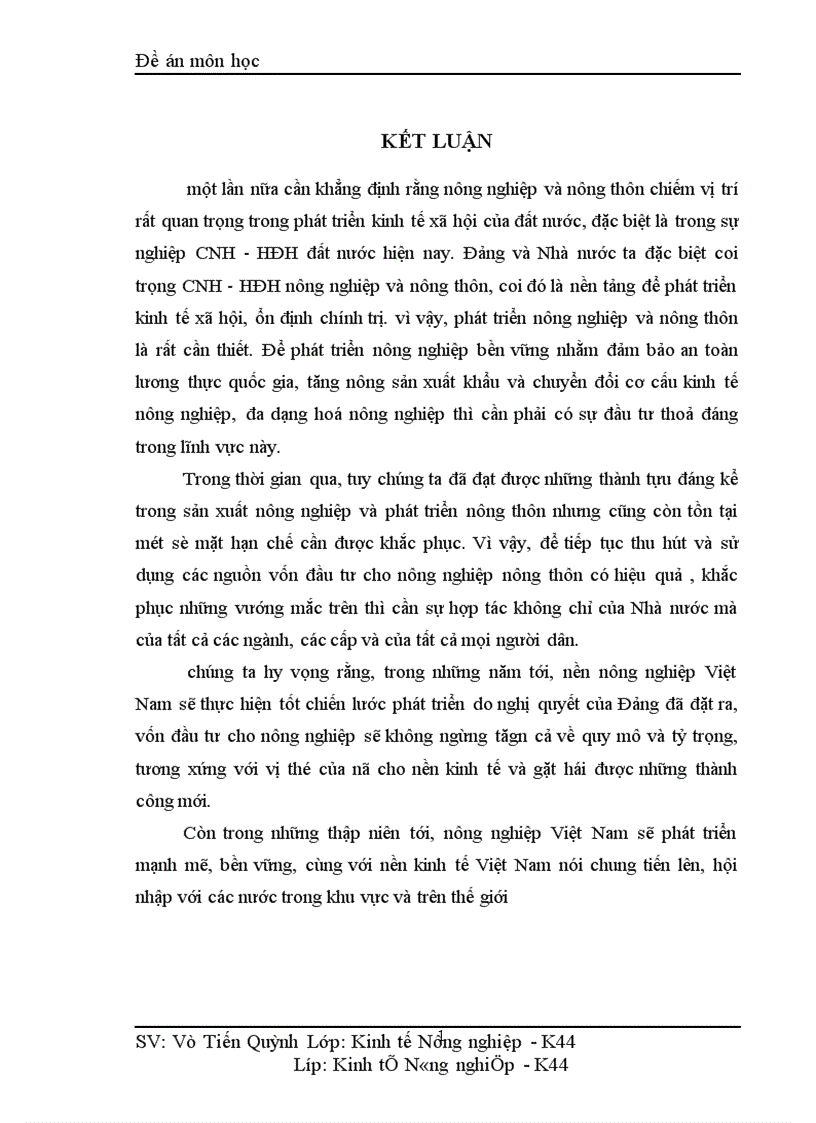 image for page Thực trạng và giải pháp sử dụng vốn đầu tư cho nông nghiệp nông thôn