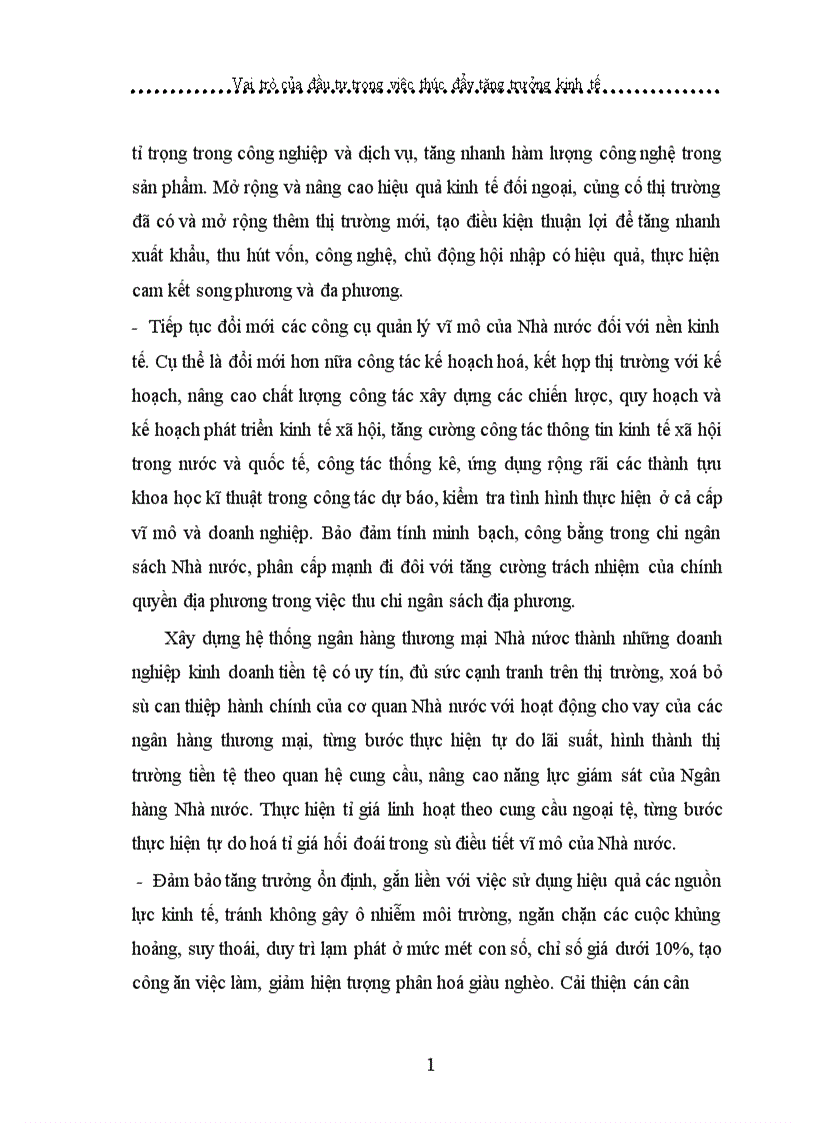 image for page Vai trò của đầu tư trong việc thúc đẩy tăng trưởng kinh tế 1