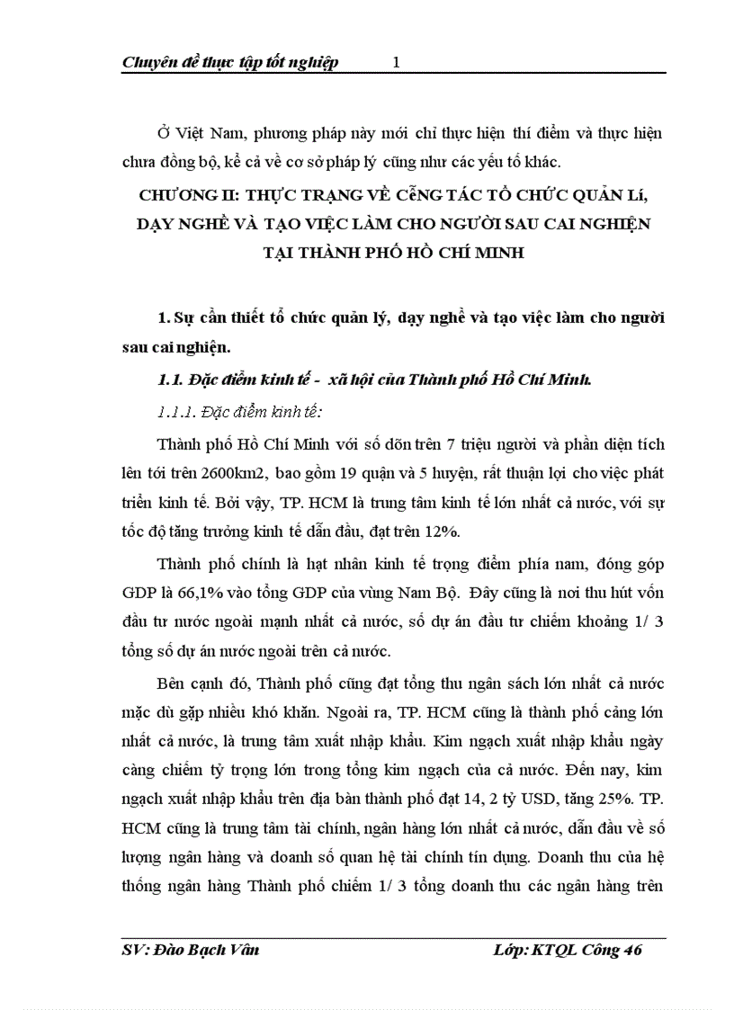 image for page Một số công tác để thực hiện tổ chức quản lý dạy nghề và tạo việc làm cho người sau cai nghiện tại Thành Phố Hồ Chí Minh