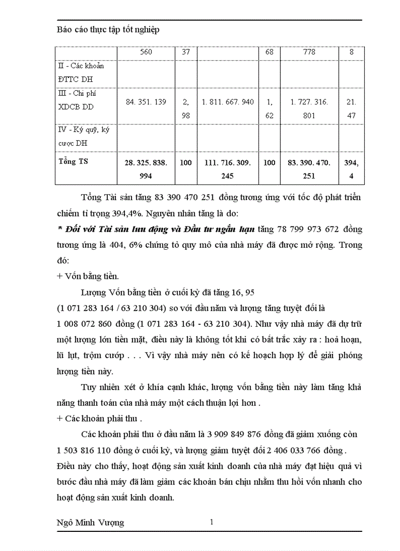 image for page Tình hình chung về công tác kế toán của NM CKGT 1