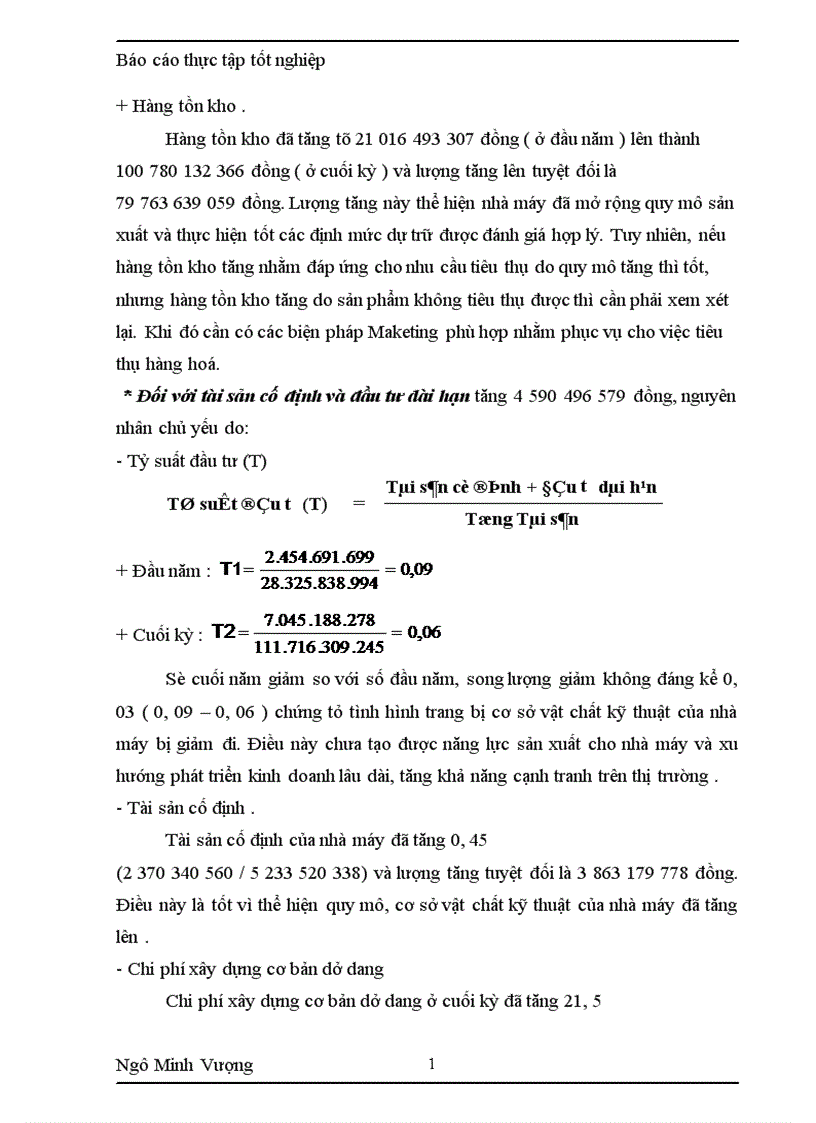 image for page Tình hình chung về công tác kế toán của NM CKGT 1