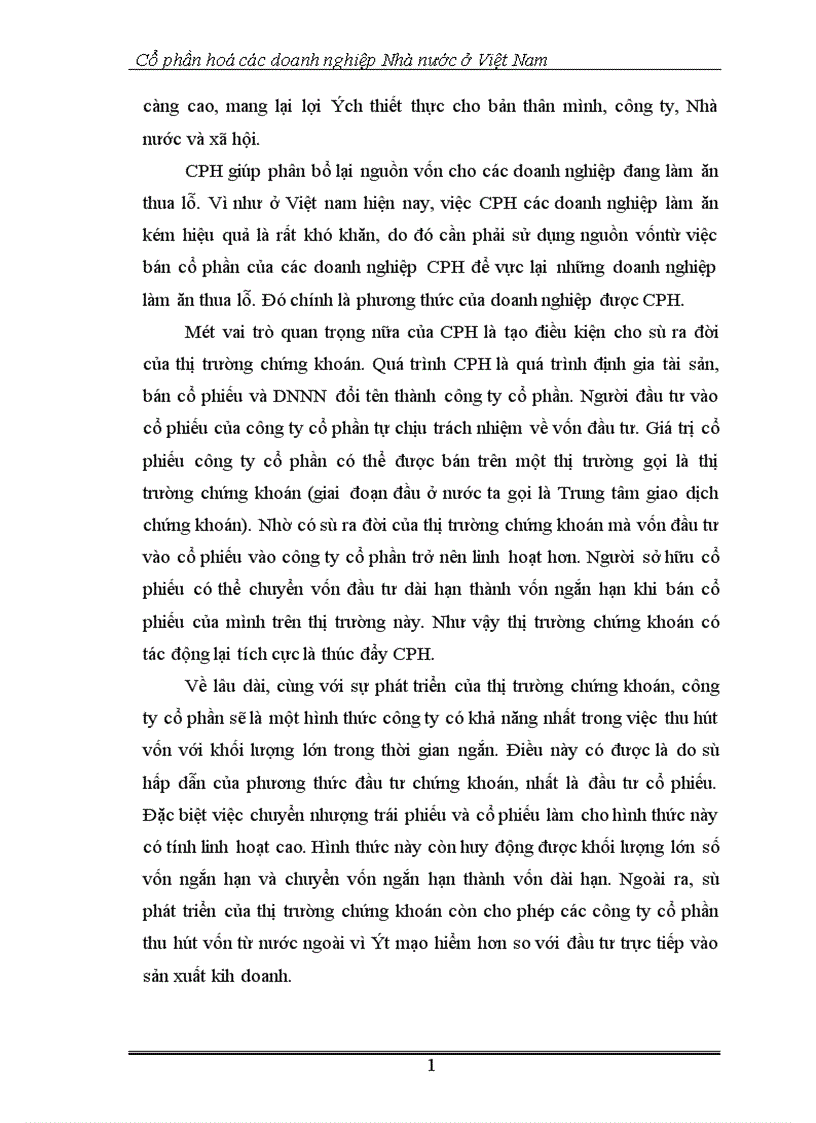 image for page Cổ phần hoá các doanh nghiệp Nhà nước ở Việt Nam 1