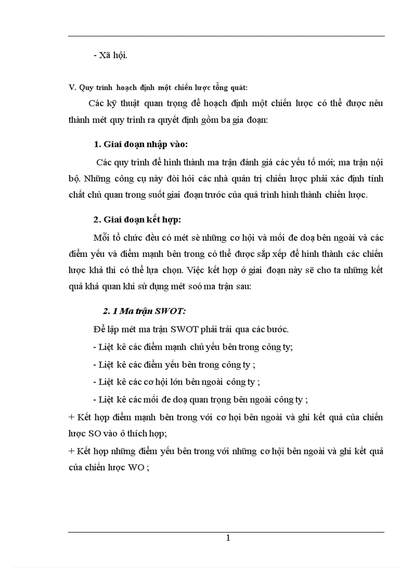 image for page Hoàn thiện công tác hoạch định chiến lược kinh doanh ở Công ty vận tải biển III VINASHIP 1