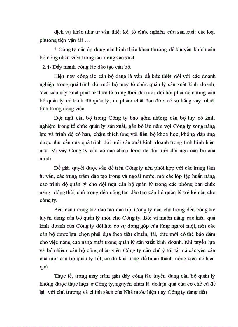 image for page Một số giải pháp nhằm hoàn thiện bộ máy tổ chức bộ máy quản lý tại Công ty vận tải ô tô số 3