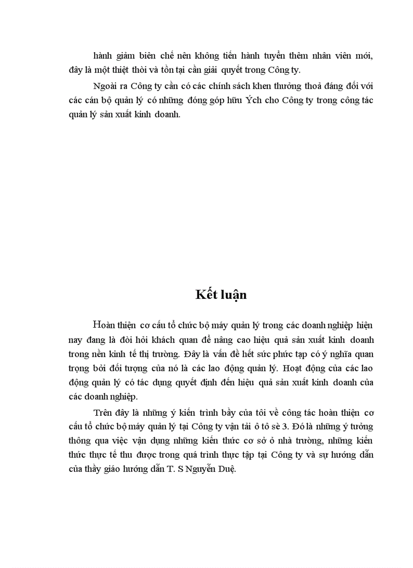 image for page Một số giải pháp nhằm hoàn thiện bộ máy tổ chức bộ máy quản lý tại Công ty vận tải ô tô số 3