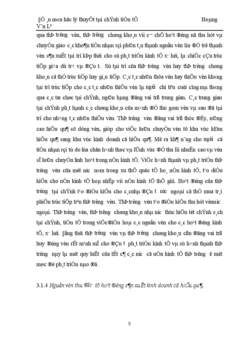 image for page Lý luận chung ve huy động vốn cho sư phát triển kinh tế ở Việt Nam hiện nay 1