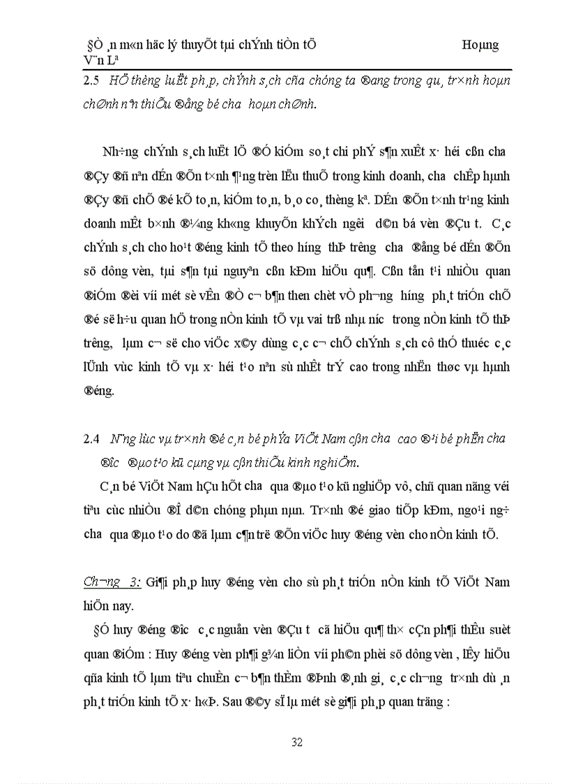 image for page Lý luận chung ve huy động vốn cho sư phát triển kinh tế ở Việt Nam hiện nay 1