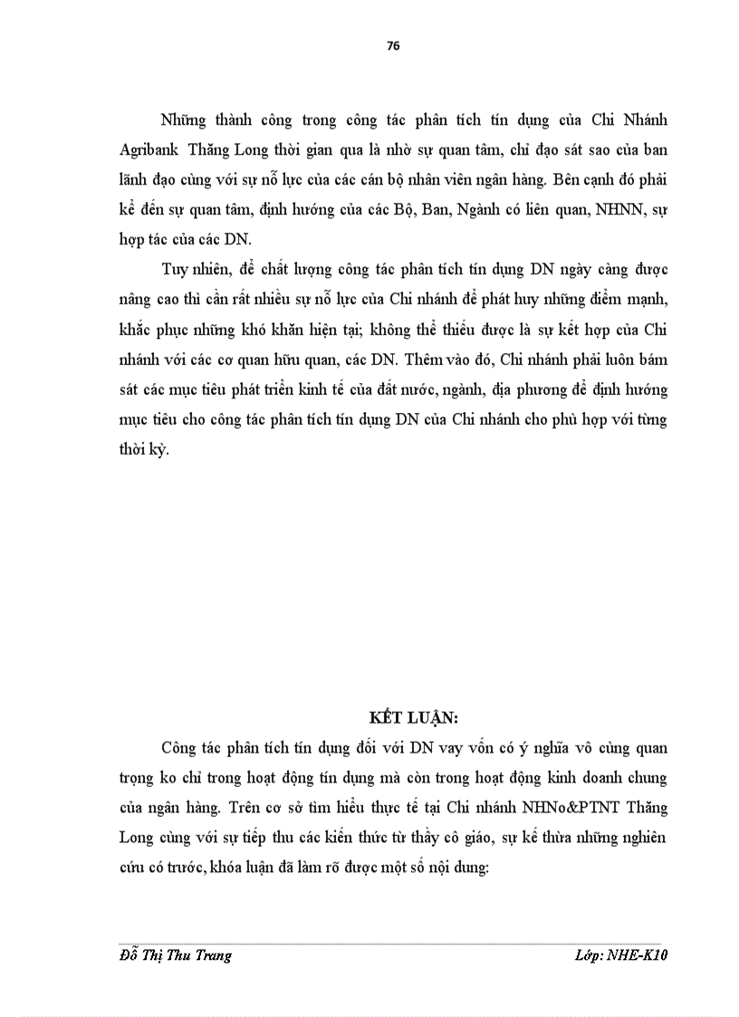 image for page Một số giải pháp nhằm nâng cao chất lượng công tác phân tích tín dụng đối với doanh nghiệp vay vốn tại chi nhánh nhno ptnt thăng long