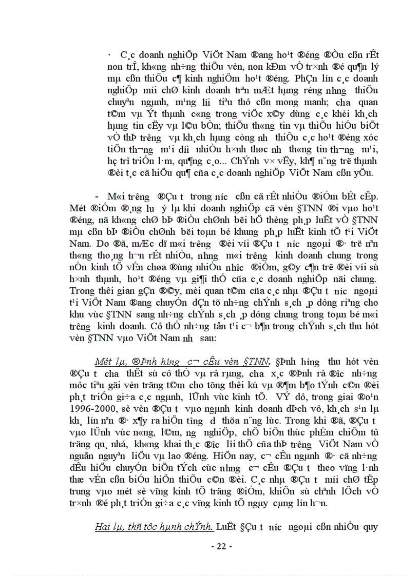 image for page Những biện pháp cơ bản đảm bảo vốn FDI và ODA cho phát triển kinh tế Việt Nam giai đoạn 2001 2005