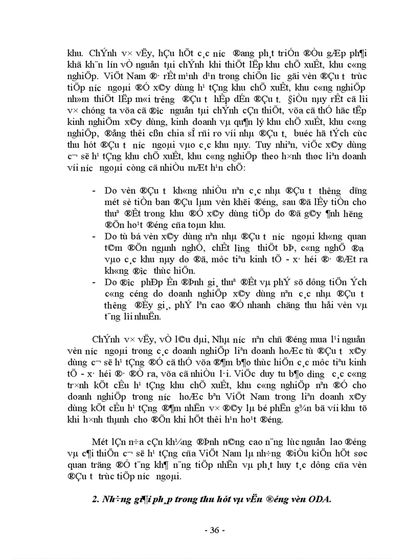 image for page Những biện pháp cơ bản đảm bảo vốn FDI và ODA cho phát triển kinh tế Việt Nam giai đoạn 2001 2005