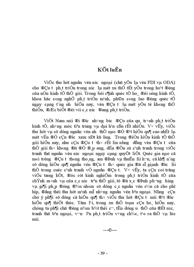 image for page Những biện pháp cơ bản đảm bảo vốn FDI và ODA cho phát triển kinh tế Việt Nam giai đoạn 2001 2005
