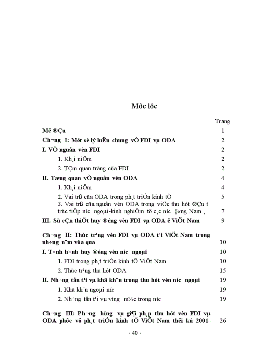 image for page Những biện pháp cơ bản đảm bảo vốn FDI và ODA cho phát triển kinh tế Việt Nam giai đoạn 2001 2005