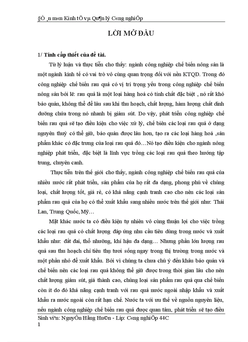 image for page Các nhân tố ảnh hưởng đến phát triển ngành công nghiệp chế biến rau quả 1