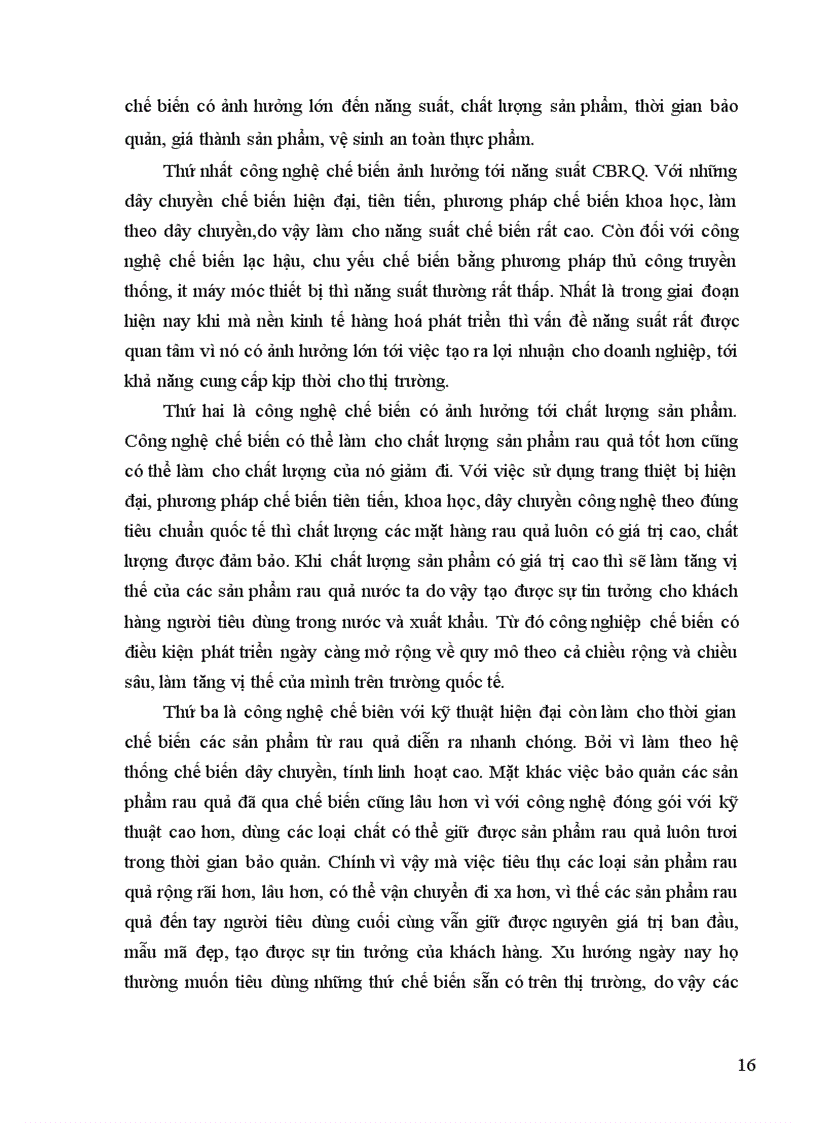 image for page Các nhân tố ảnh hưởng đến phát triển ngành công nghiệp chế biến rau quả 1