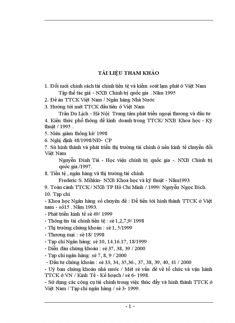 image for page Hoạt động của NHTM trong quá trình hình thành và phát triển TTCK ở Việt Nam
