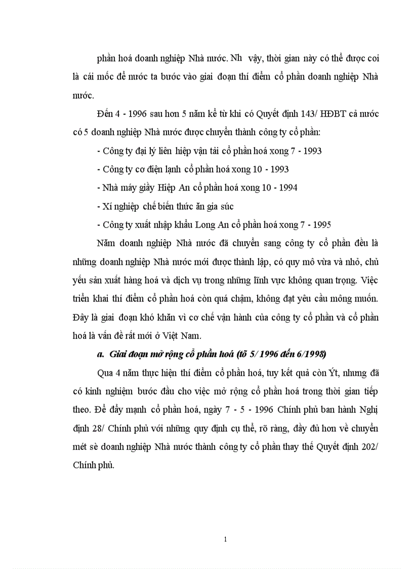 image for page Cổ phần hoá doanh nghiệp Nhà nước ở Việt Nam 1