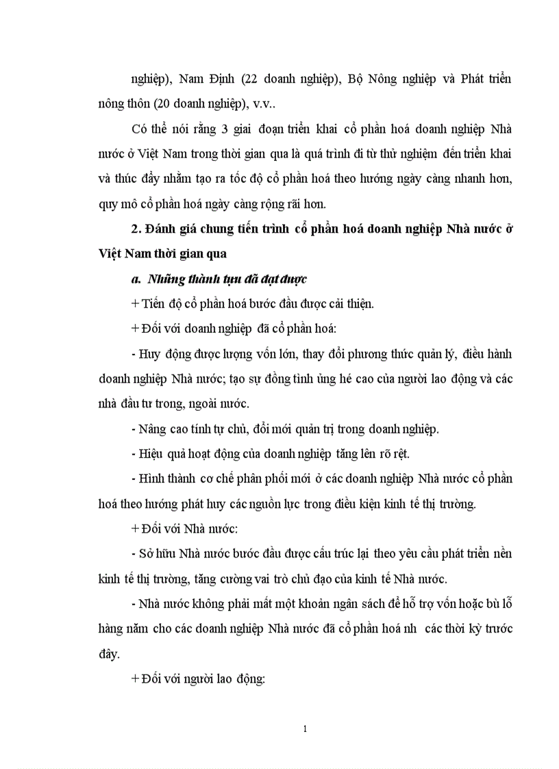 image for page Cổ phần hoá doanh nghiệp Nhà nước ở Việt Nam 1