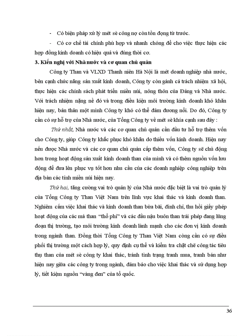 image for page Một số biện pháp nhằm nâng cao hiệu quả sản xuất kinh doanh của Công ty Than và VLXD Thanh niên Hà Nội 1