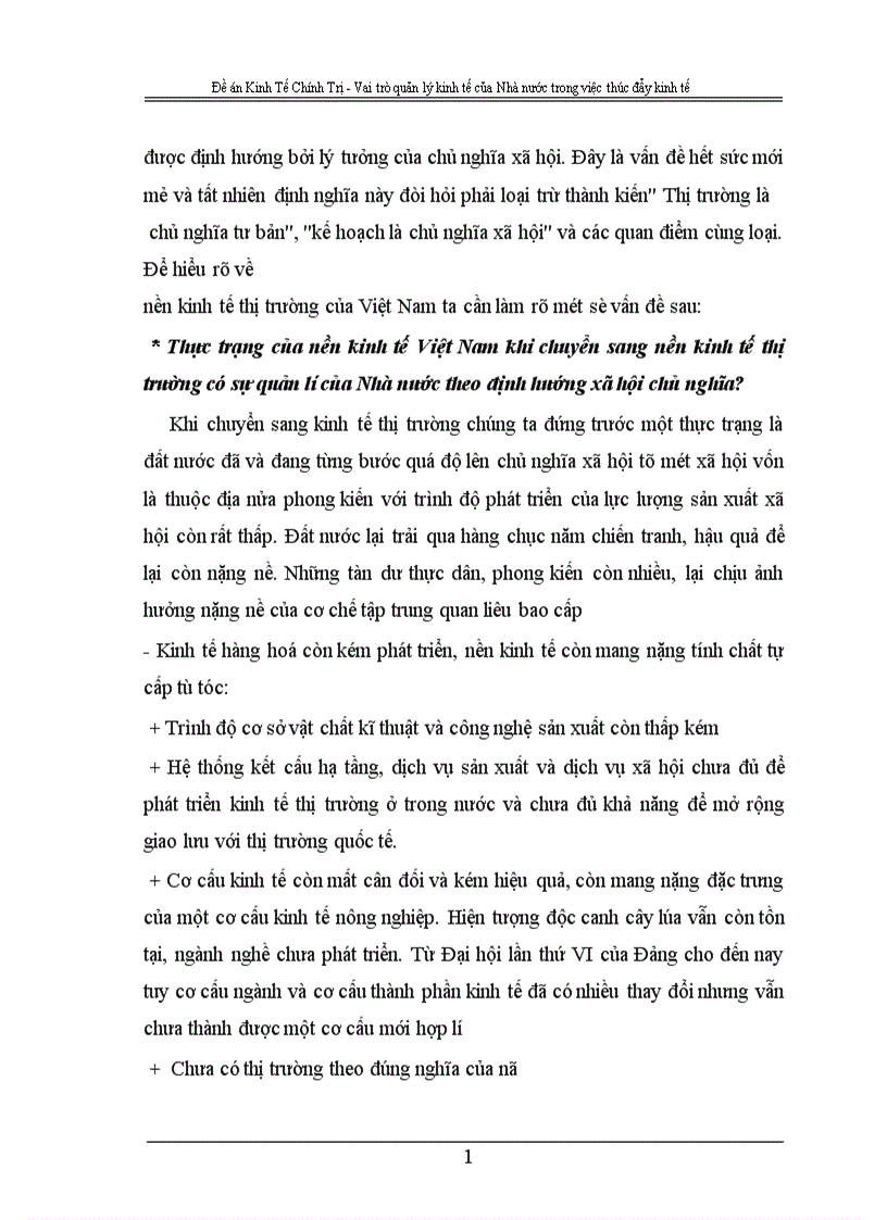 image for page Vai trò quản lý kinh tế của Nhà nước trong việc thúc đẩy kinh tế 1