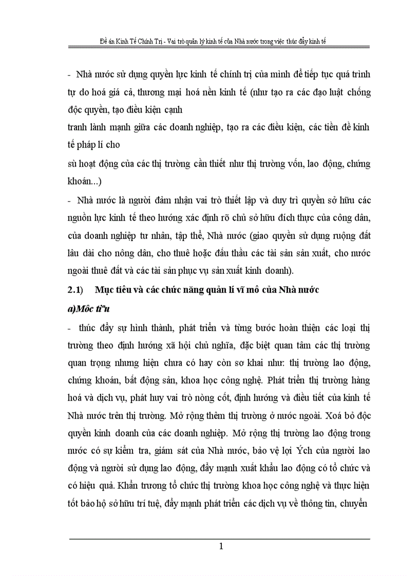image for page Vai trò quản lý kinh tế của Nhà nước trong việc thúc đẩy kinh tế 1