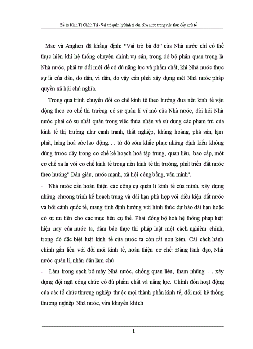 image for page Vai trò quản lý kinh tế của Nhà nước trong việc thúc đẩy kinh tế 1