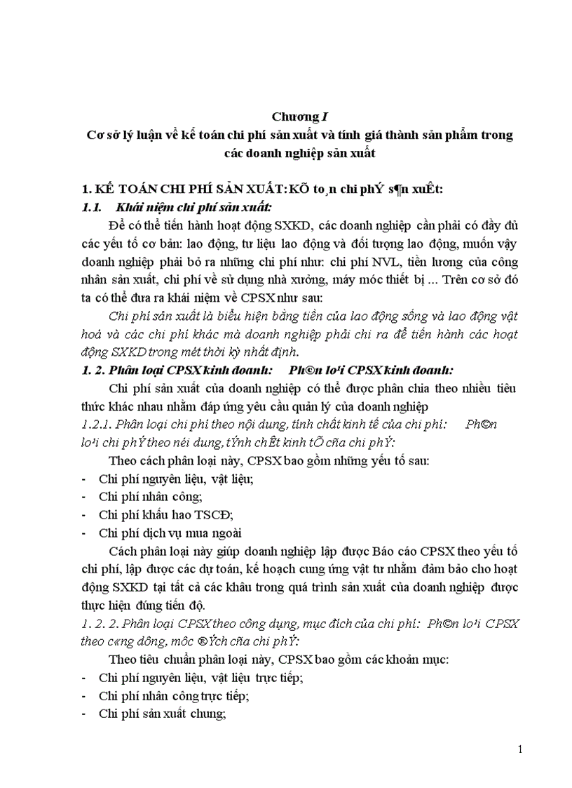 image for page Hoàn thiện công tác tổ chức hạch toán chi phí sản xuất và tính giá thành sản phẩm với việc tăng cường công tác quản trị doanh nghiệp tại Công ty May 10 1