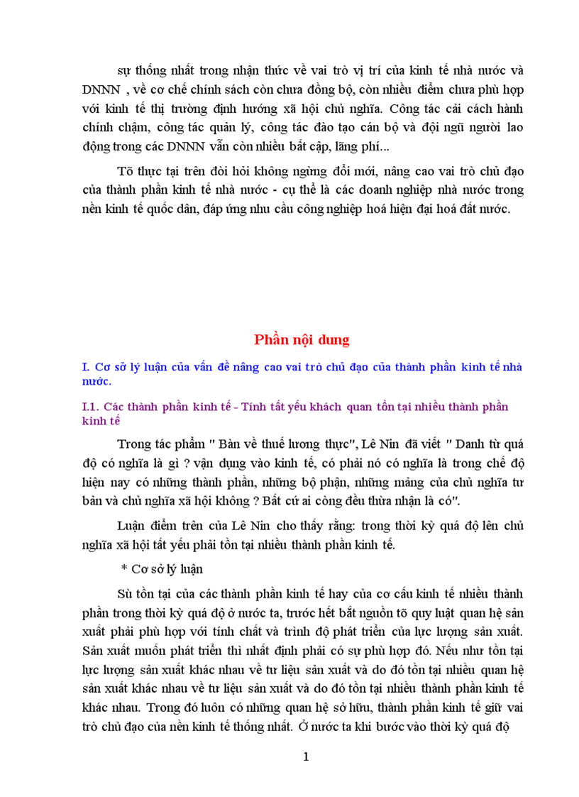 image for page Thực trạng thành phần kinh tế nhà nước và quá trình nâng cao vai trò chủ đạo của thành phần kinh tế nhà nước ở nước ta hiện nay 1