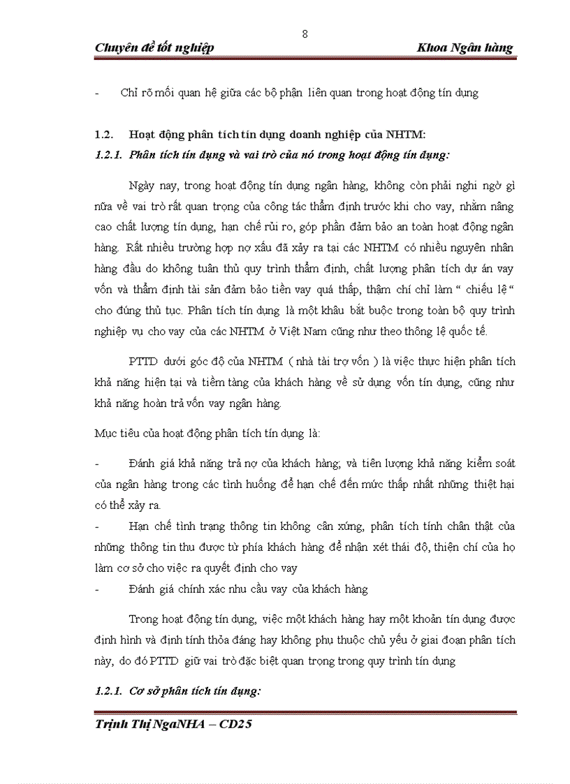 image for page Giải pháp nâng cao chất lượng phân tích tín dụng doanh nghiệp tại NHCT Đống Đa