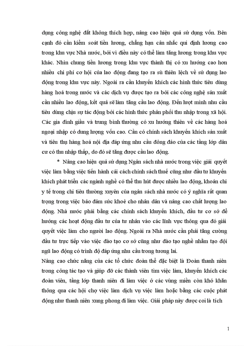 image for page Nhiệm vụ và các giải pháp giải quyết việc làm trong kế hoạch 5 năm 2001 2005 ở Việt Nam