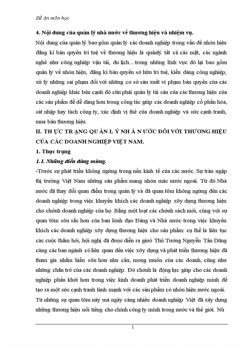 image for page Thực trạng của quản lý nhà nước về thương hiệu của các doanh nghiệp Việt Nam