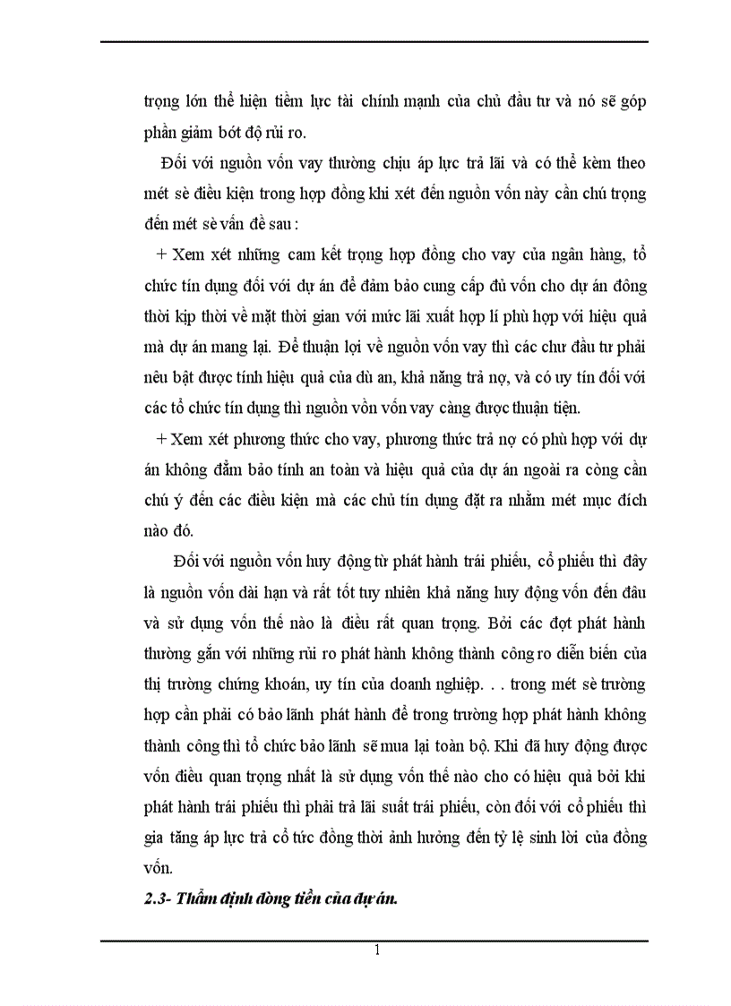 image for page Thẩm định tài chính dự án đầu tư Tổ hợp siêu thị kết hợp Chung cư Văn phòng 21 tầng của công ty cổ phần phát triển nhà Bà Rịa Vũng tàu 1