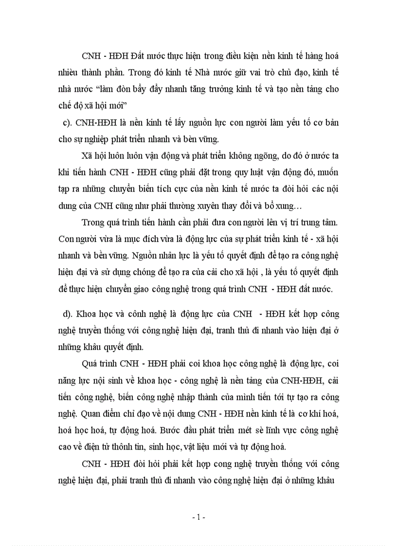 image for page Vận dụng lý luận học thuyết về hình thái kinh tế xã hội Mác Lênin vào sự nghiệp CNH HĐH ở Việt Nam