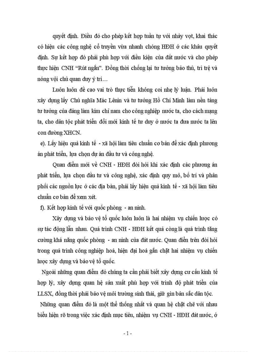 image for page Vận dụng lý luận học thuyết về hình thái kinh tế xã hội Mác Lênin vào sự nghiệp CNH HĐH ở Việt Nam