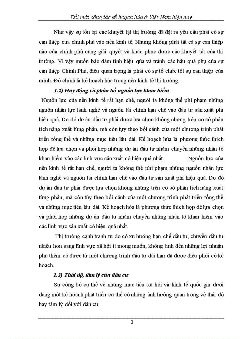 image for page Đổi mới công tác kế hoạch hoá ở Việt Nam hiện nay