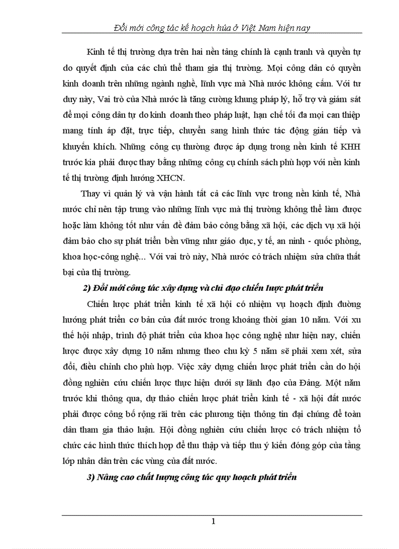 image for page Đổi mới công tác kế hoạch hoá ở Việt Nam hiện nay