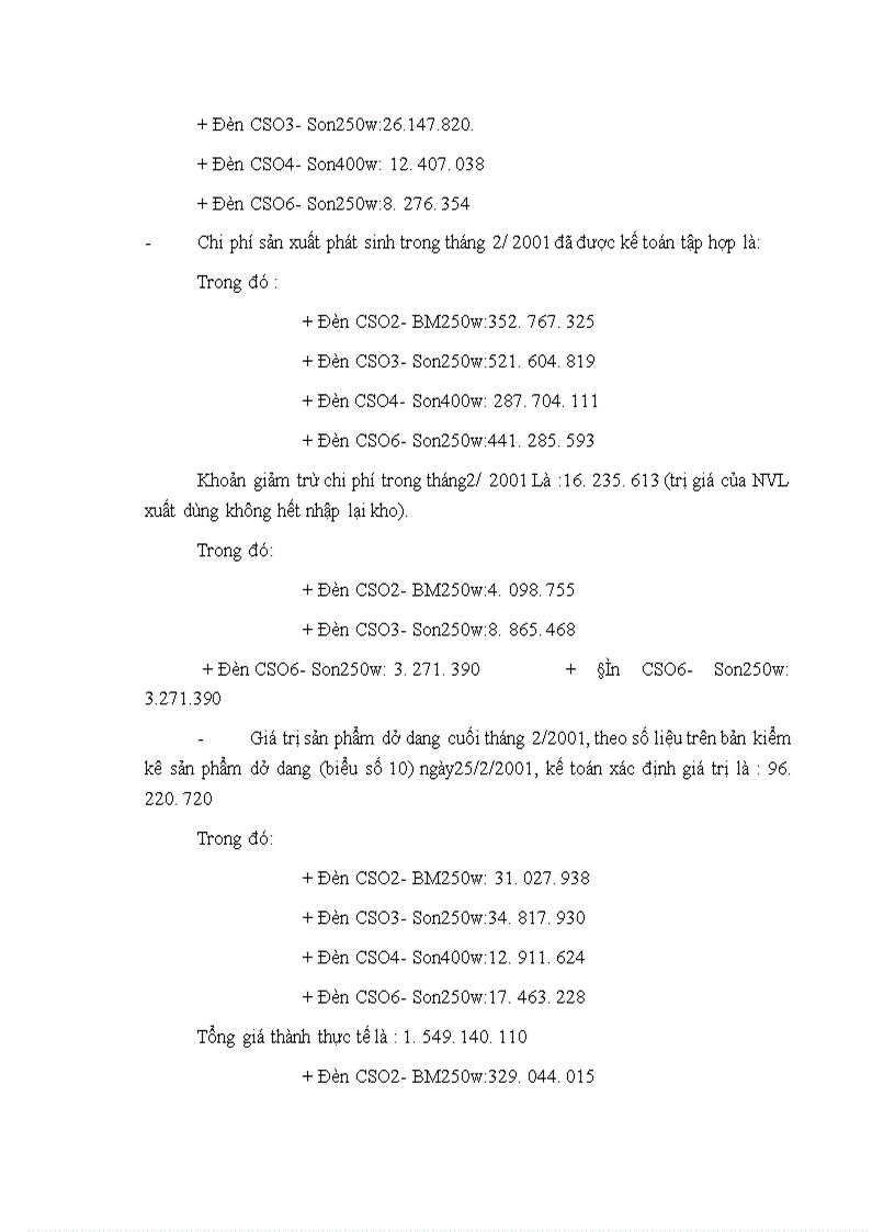 image for page Công tác kế toán chi phí sản xuất và tính giá thành sản phẩm tại công ty Chiếu sáng và thiết bị đô thị Hà Nội 1