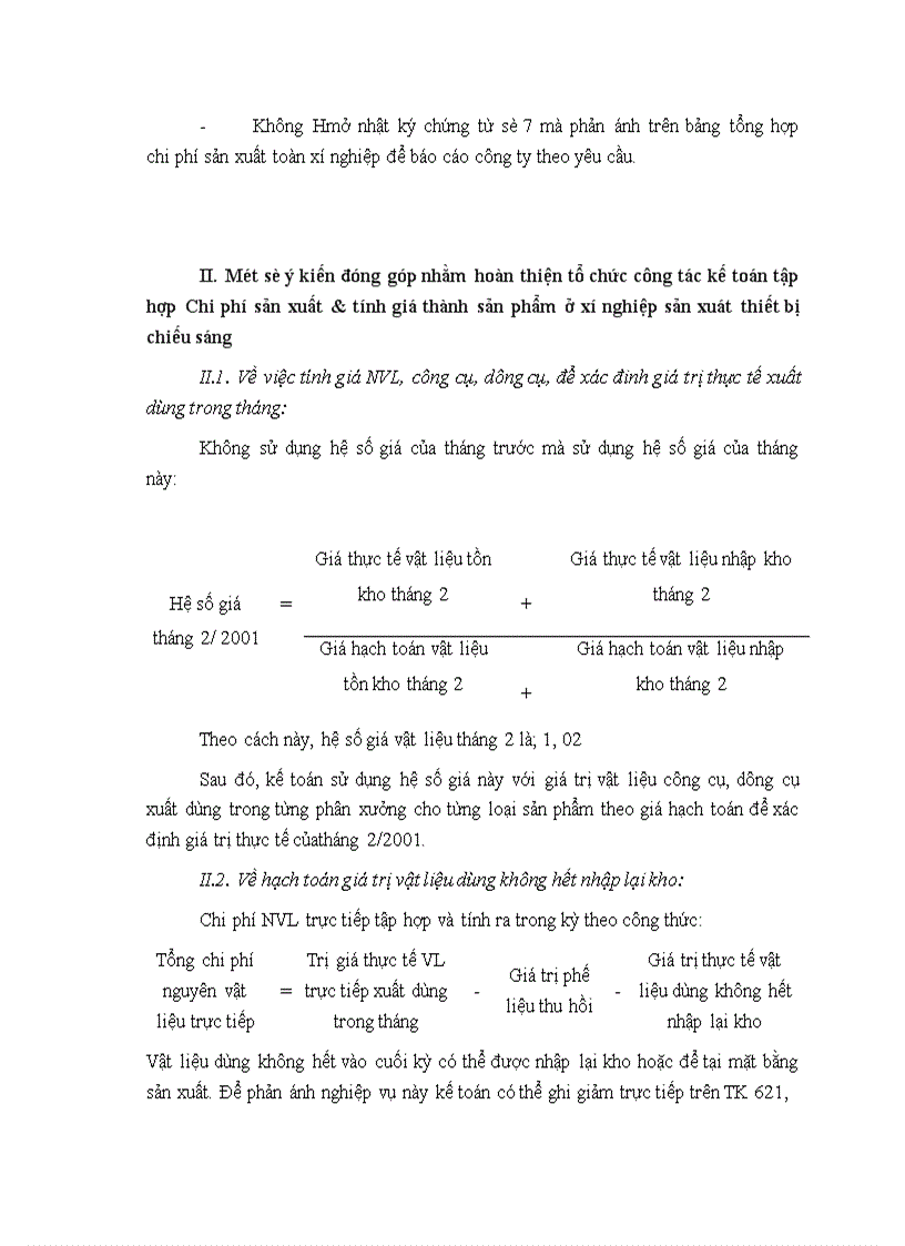 image for page Công tác kế toán chi phí sản xuất và tính giá thành sản phẩm tại công ty Chiếu sáng và thiết bị đô thị Hà Nội 1
