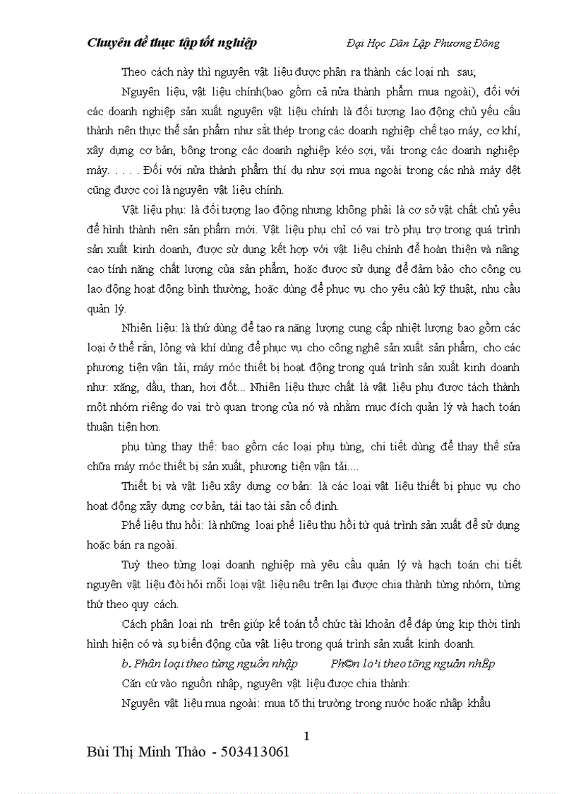 image for page Kế toán nguyên vật liệu tại Công ty cổ phần khoáng sản viglacera 1