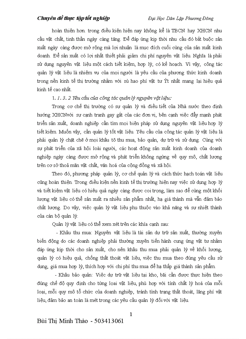 image for page Kế toán nguyên vật liệu tại Công ty cổ phần khoáng sản viglacera 1