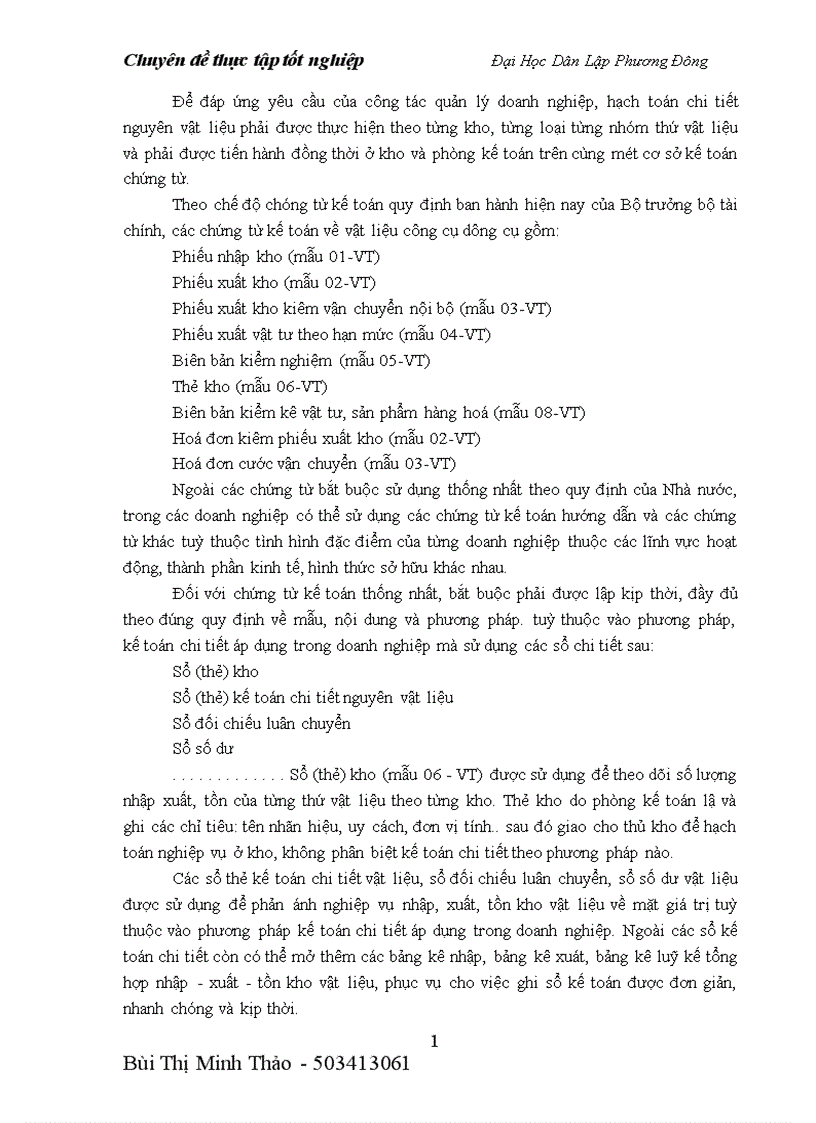 image for page Kế toán nguyên vật liệu tại Công ty cổ phần khoáng sản viglacera 1