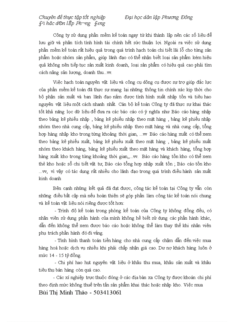 image for page Kế toán nguyên vật liệu tại Công ty cổ phần khoáng sản viglacera 1